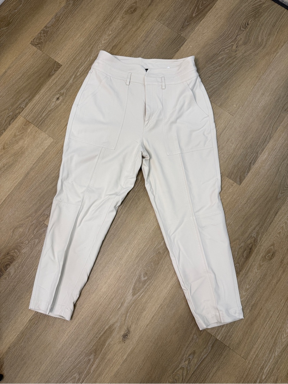 Women’s Cream Casual Stretch Pants